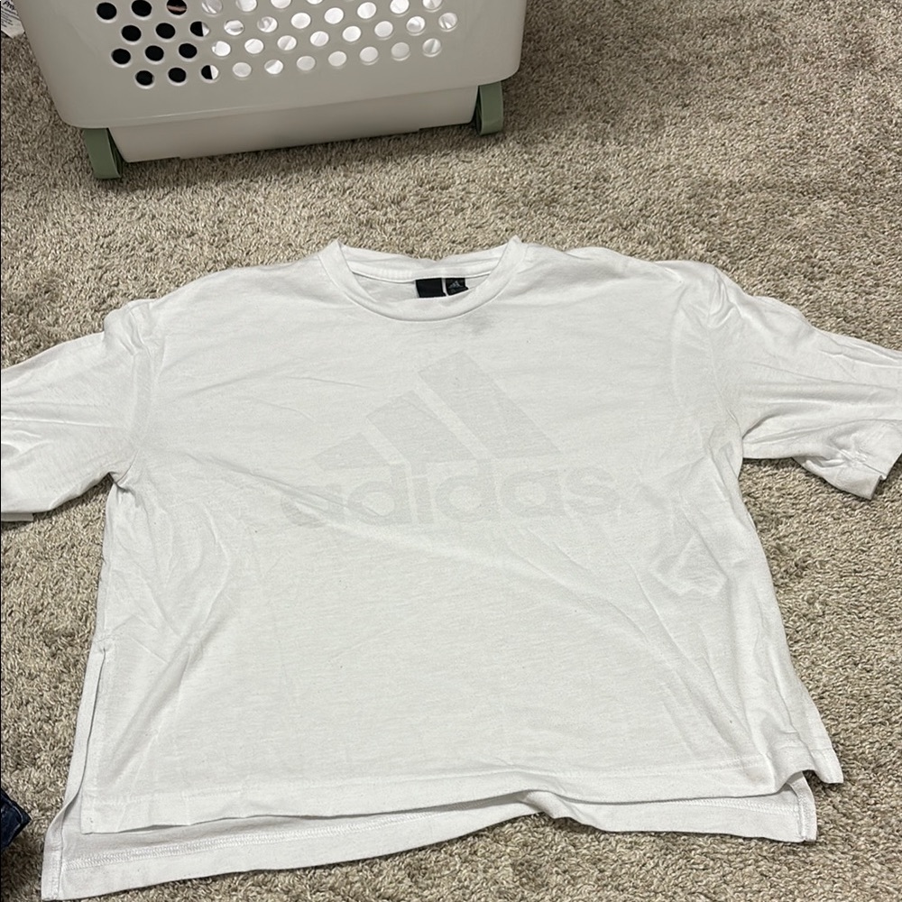 Adidas Subtle Logo White Tee